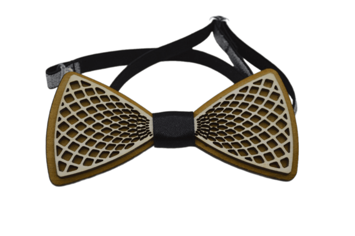 Wooden bow tie - 0