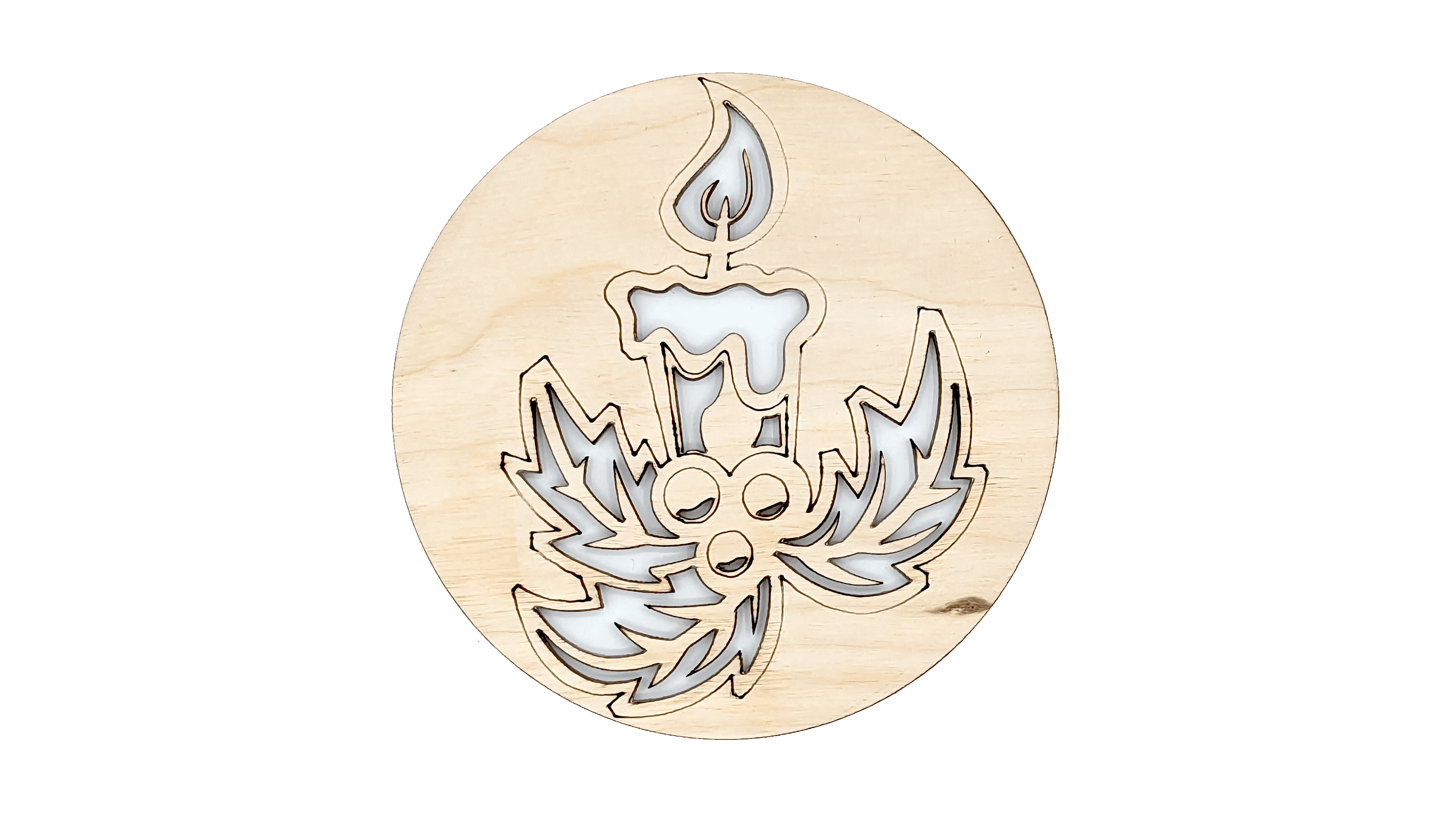 Coaster with Christmas theme - 0